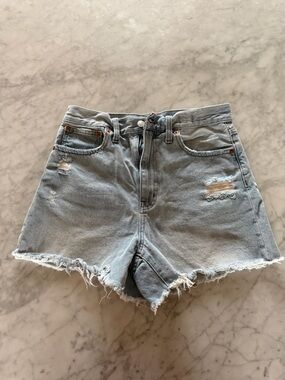 Madewell The Mom Jean Short 27